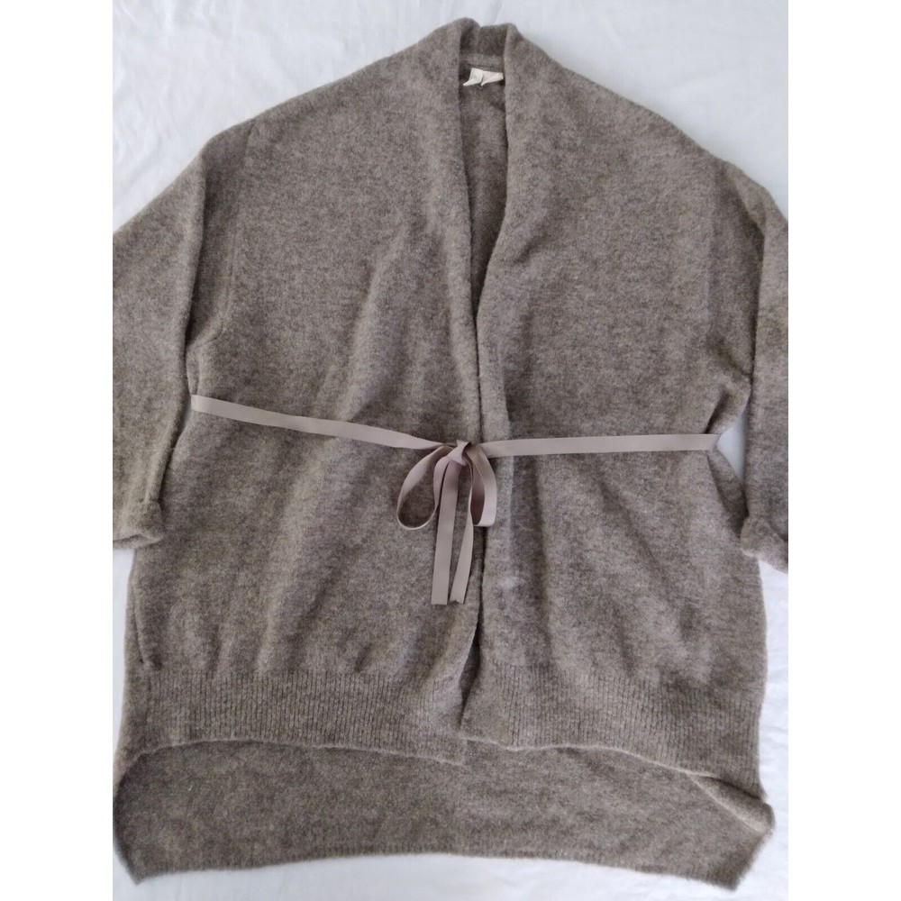 Anthropologie Moth Vallon Ribbon Tie Cardigan Sweater Wool Blend Size Small - Picture 7 of 12